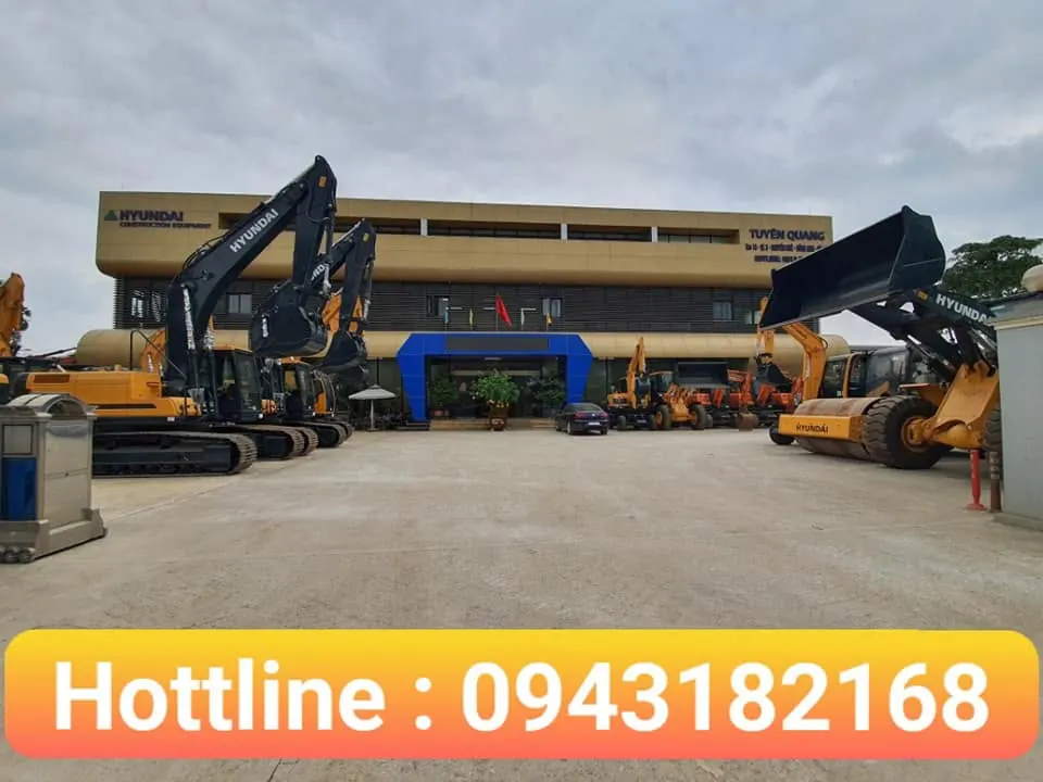Nhà phân phối máy xúc Hyundai chính hãng tại Việt Nam: Địa chỉ và bảng giá